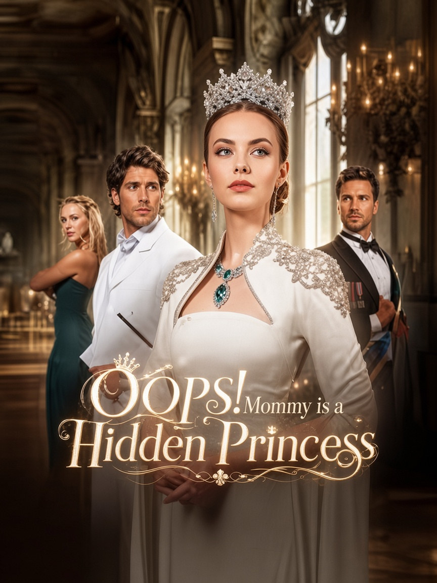 Poster for Oops! Mommy is a Hidden Princess, a royal family / romance vertical micro drama directed by Ruari Chambers