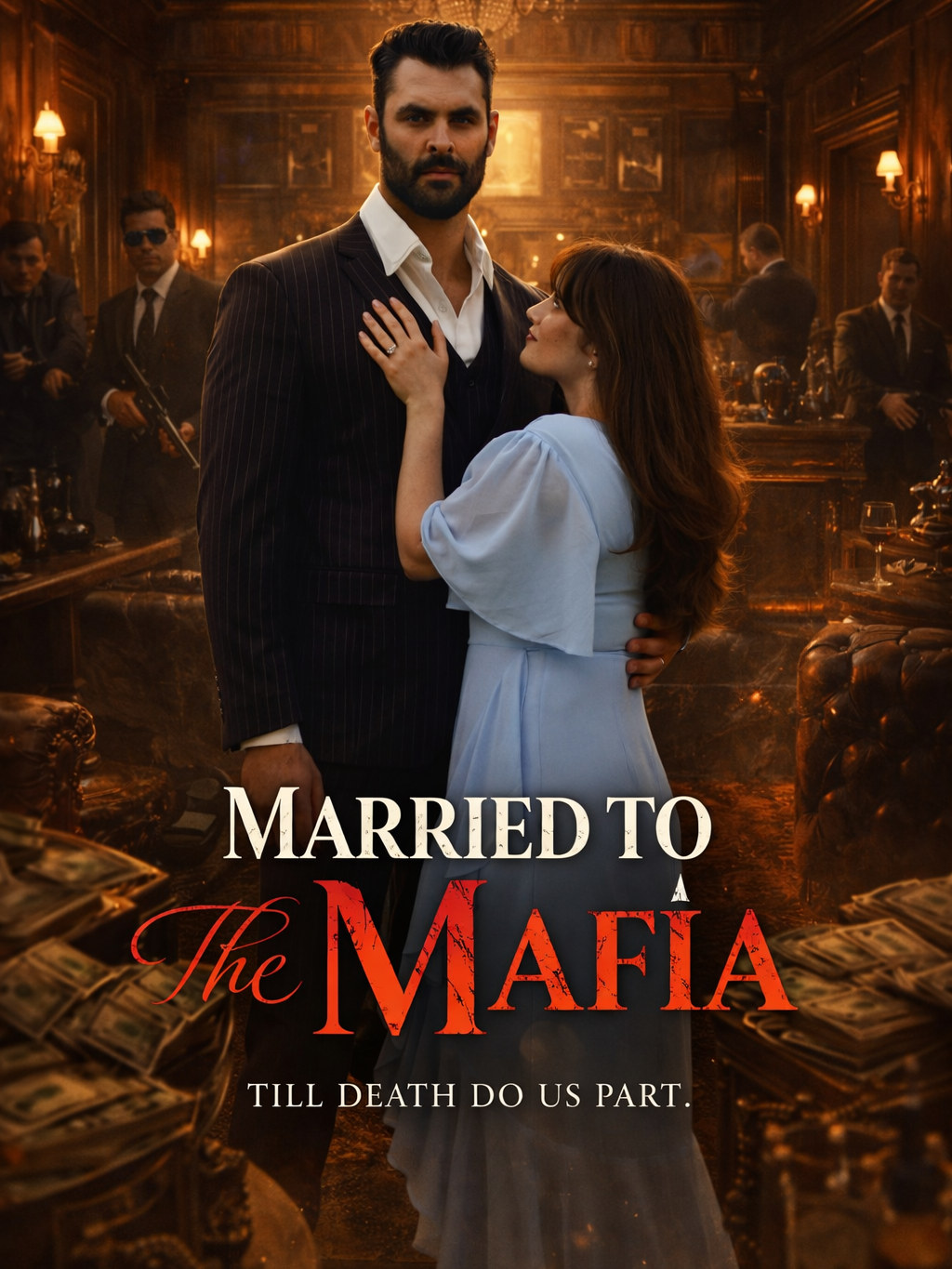 Poster for Married to the Mafia, a mafia / romance vertical micro drama directed by Ruari Chambers